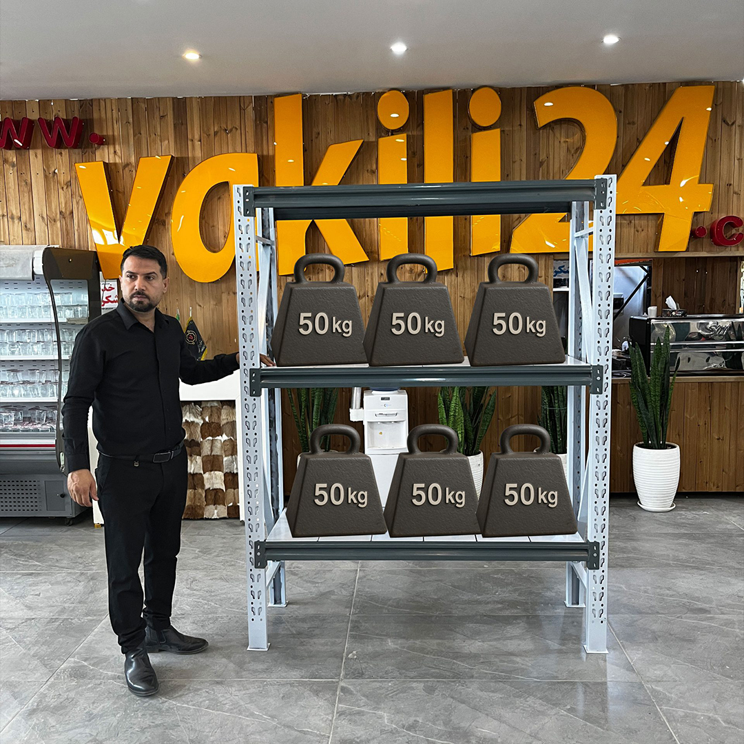 قفسه انباری فلزی، آسان نصب، مناسب انبار و فروشگاه